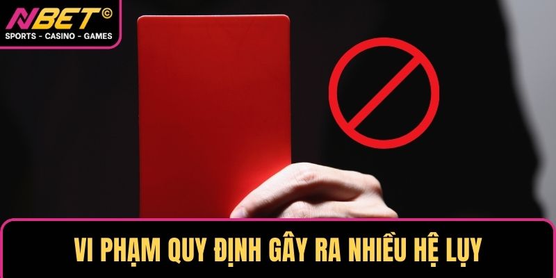 Vi phạm quy định gây ra nhiều hệ lụy