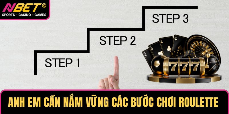 Anh em cần nắm vững các bước chơi Roulette